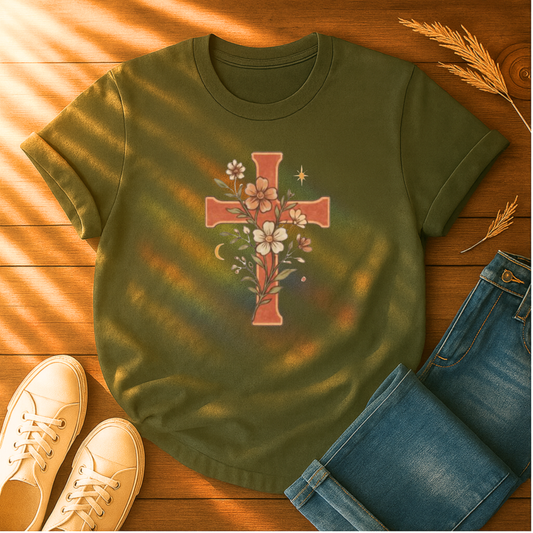 Flower Cross T-Shirt