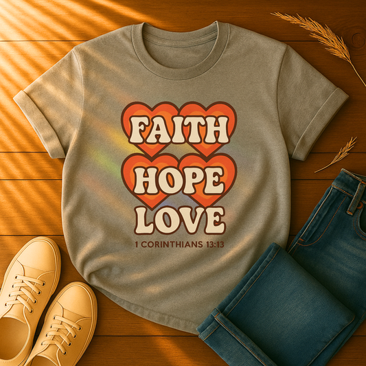 Faith, Hope, Love T-Shirt