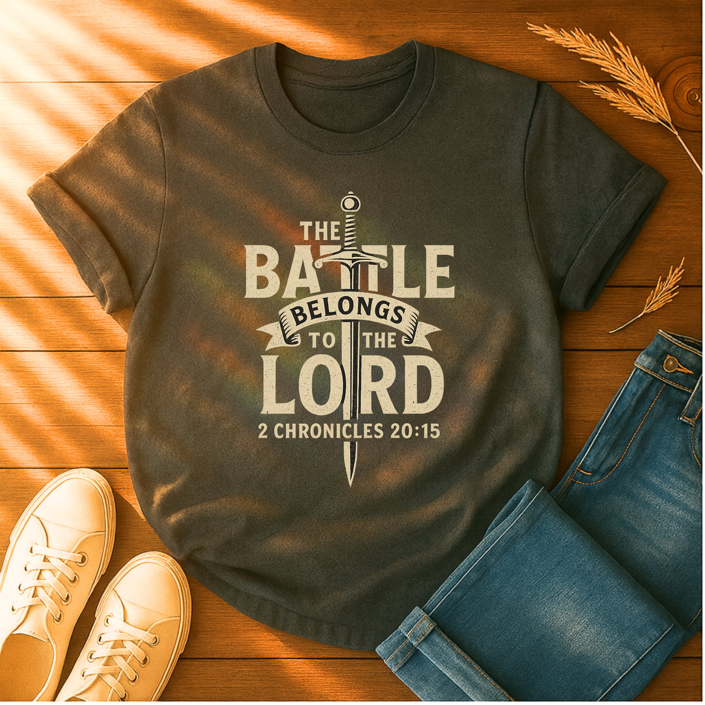 The Battle Belongs to the Lord T-Shirt