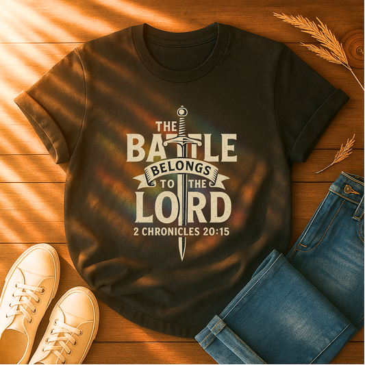 The Battle Belongs to the Lord T-Shirt
