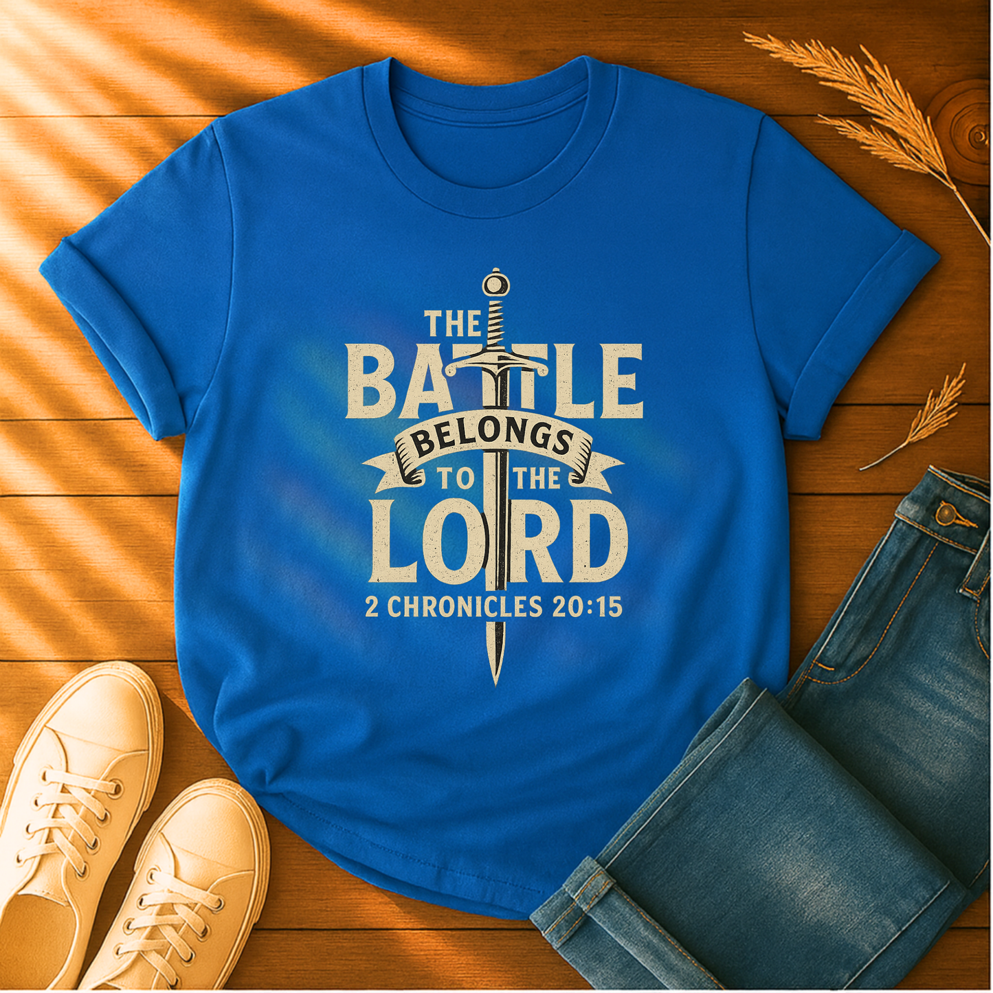 The Battle Belongs to the Lord T-Shirt