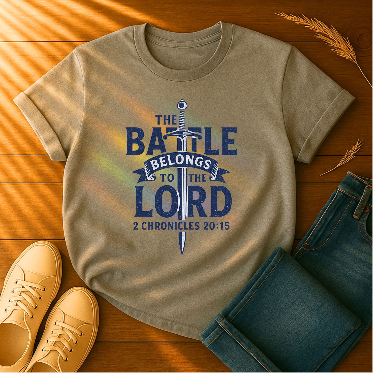 The Battle Belongs to the Lord T-Shirt