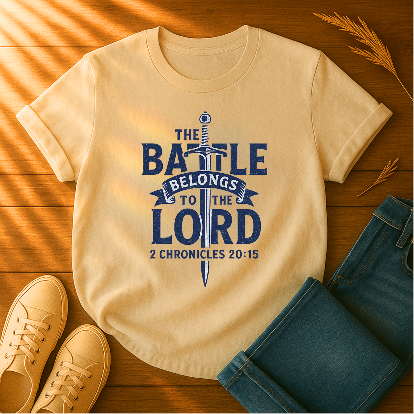 The Battle Belongs to the Lord T-Shirt