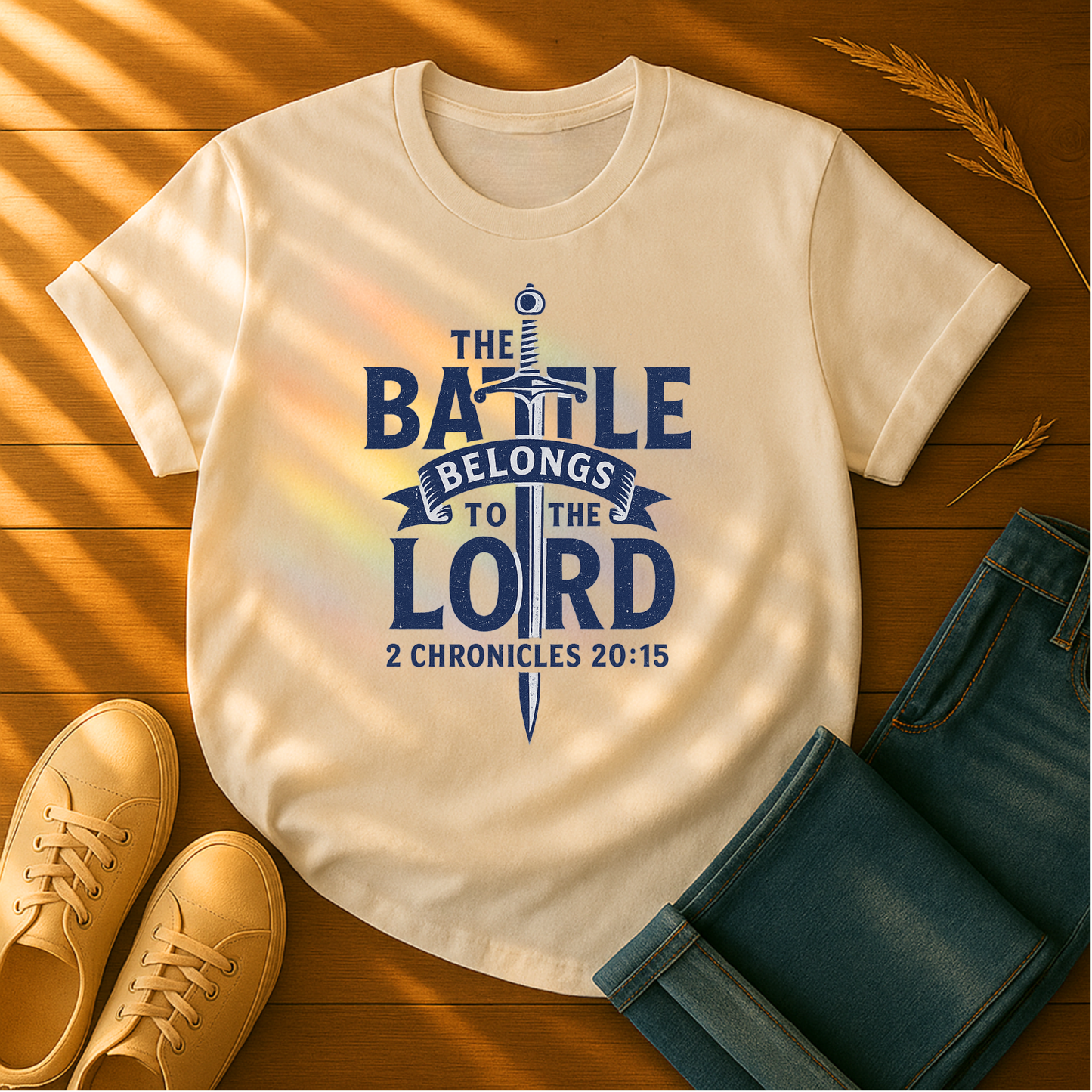 The Battle Belongs to the Lord T-Shirt