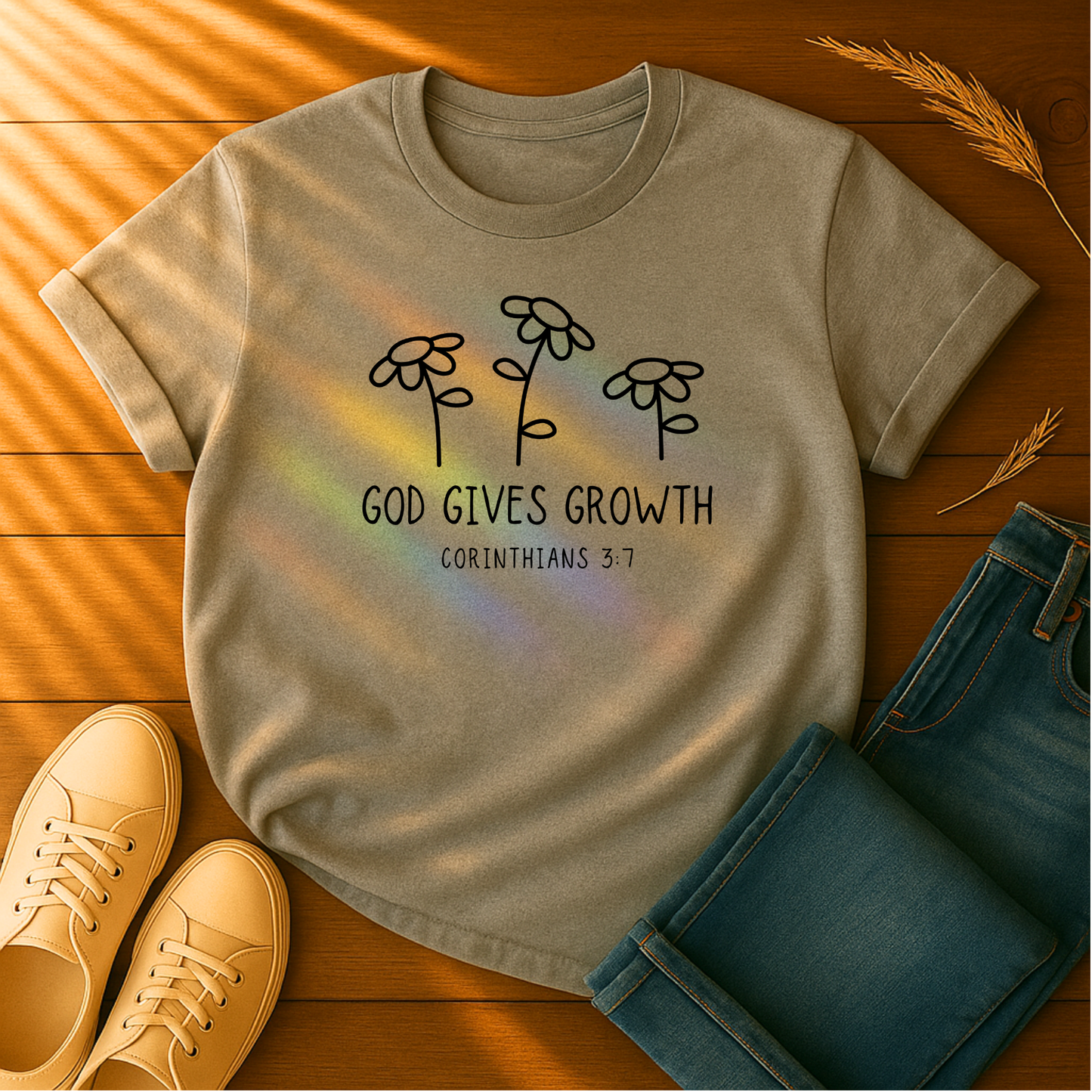 God Gives Growth T-Shirt