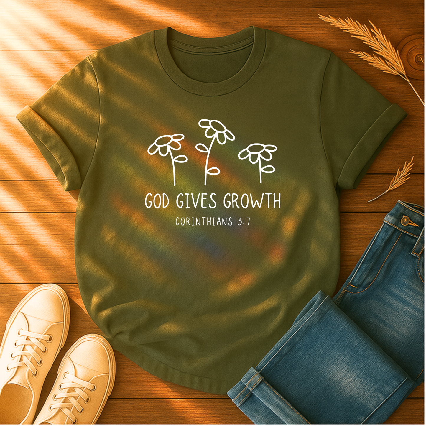 God Gives Growth T-Shirt