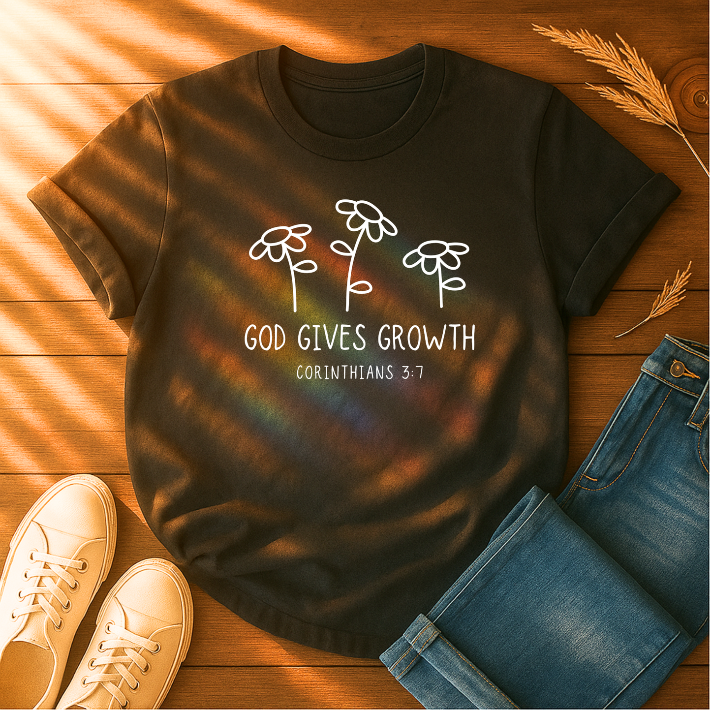 God Gives Growth T-Shirt