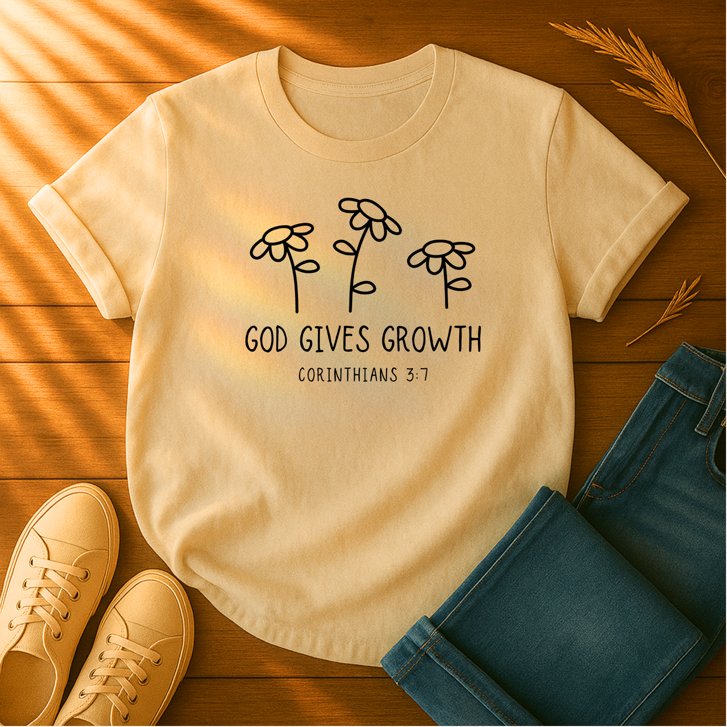 God Gives Growth T-Shirt