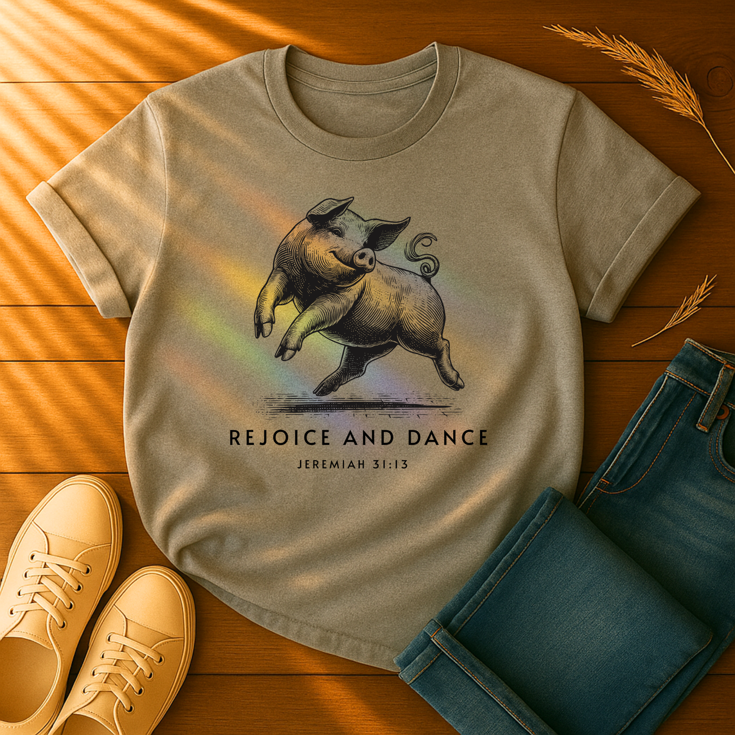 Piggy Rejoice and Dance T-Shirt