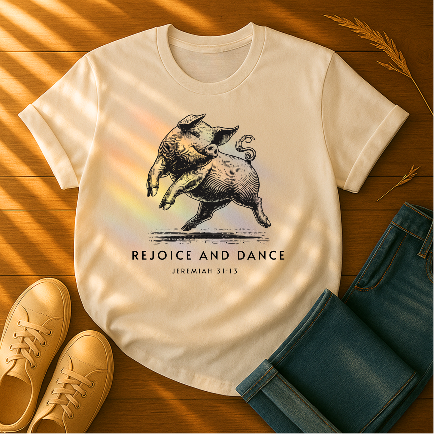 Piggy Rejoice and Dance T-Shirt