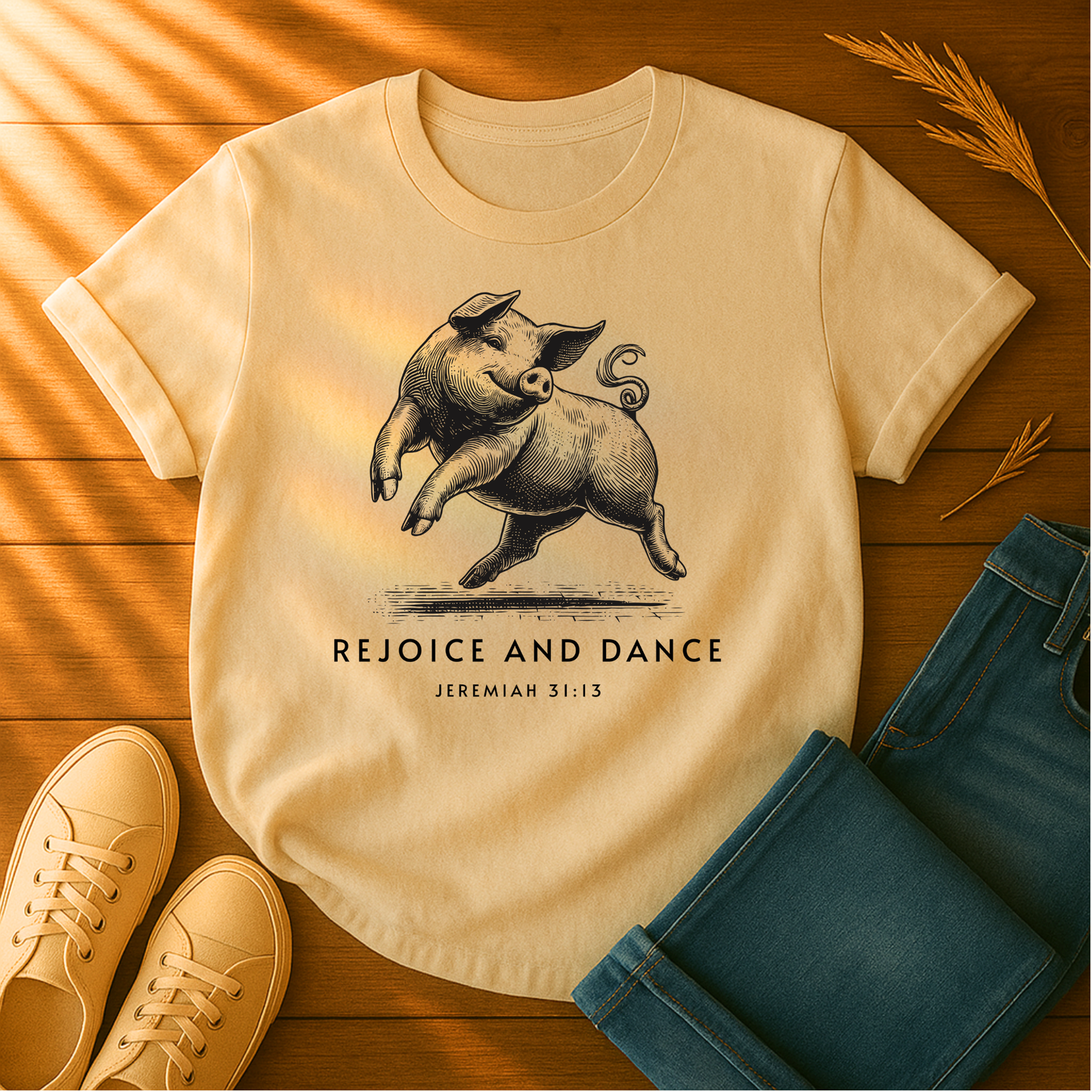Piggy Rejoice and Dance T-Shirt