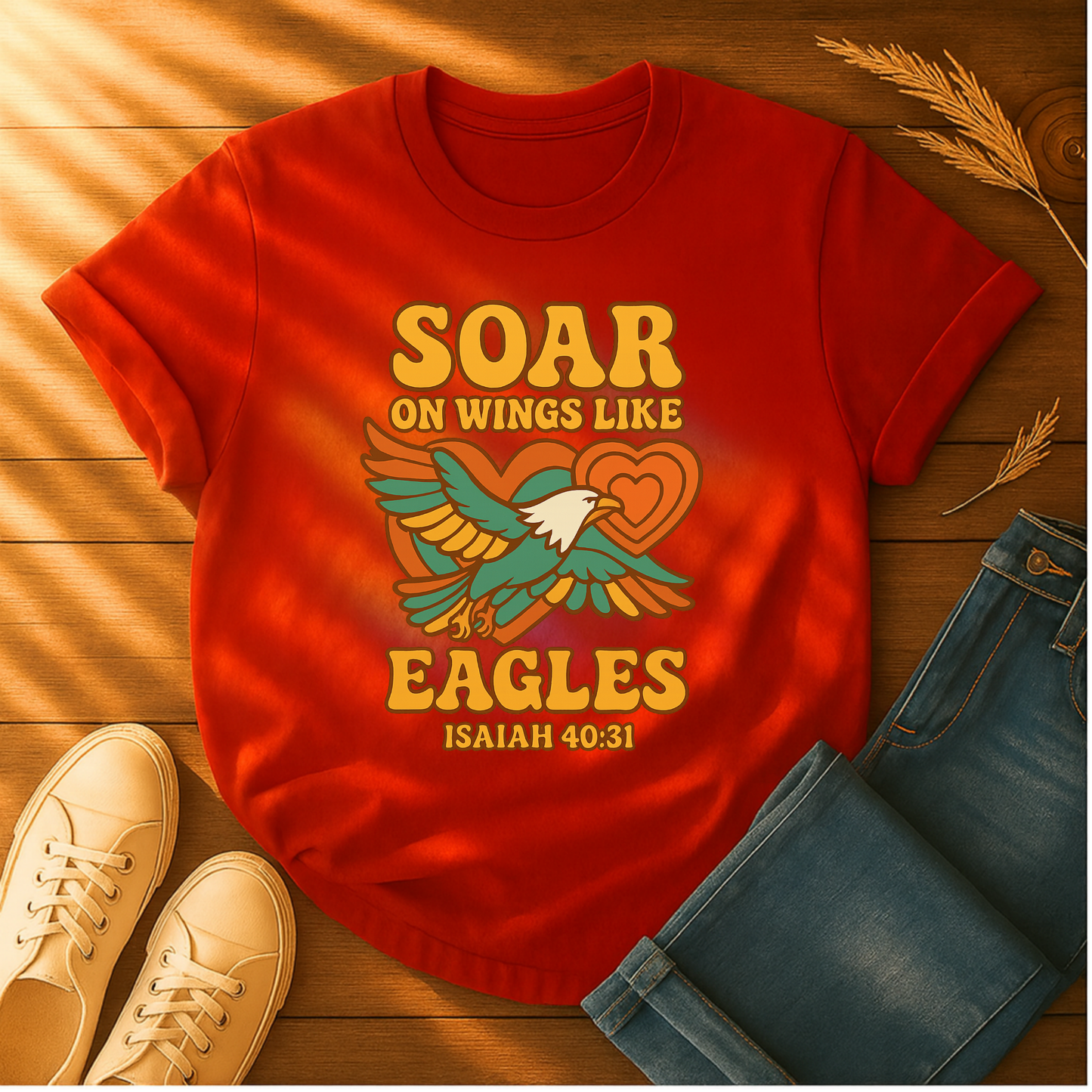 Soar on Wings Like Eagles T-Shirt