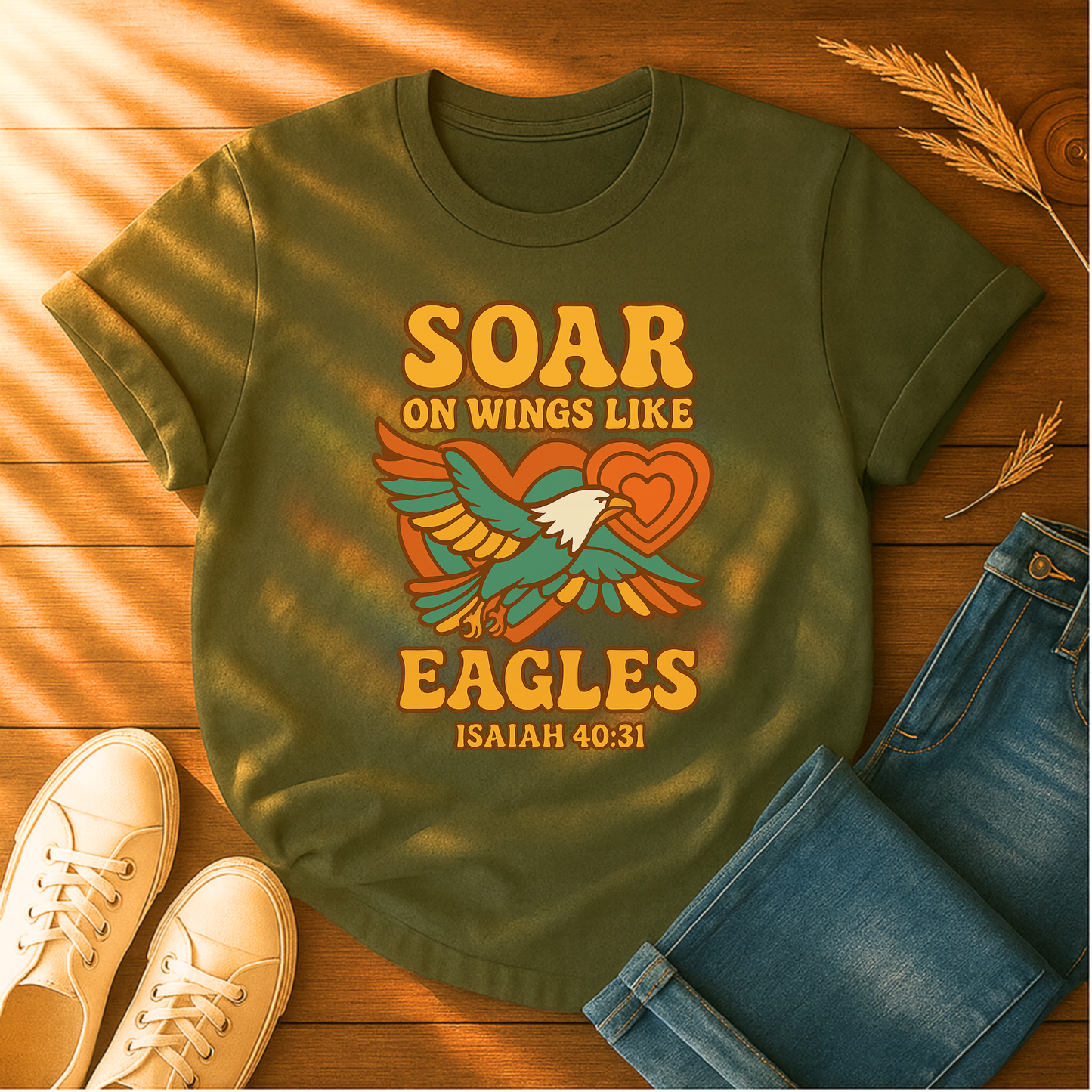 Soar on Wings Like Eagles T-Shirt
