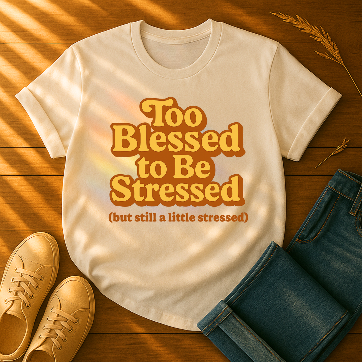 Too Blessed to be Stressed T-Shirt