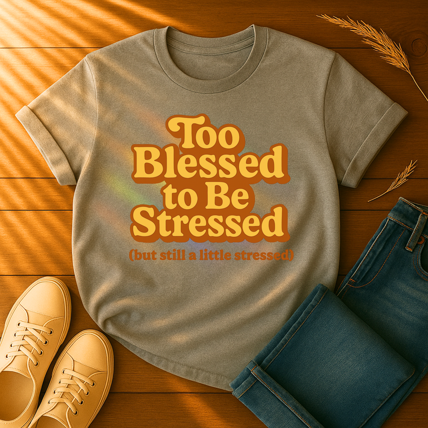 Too Blessed to be Stressed T-Shirt