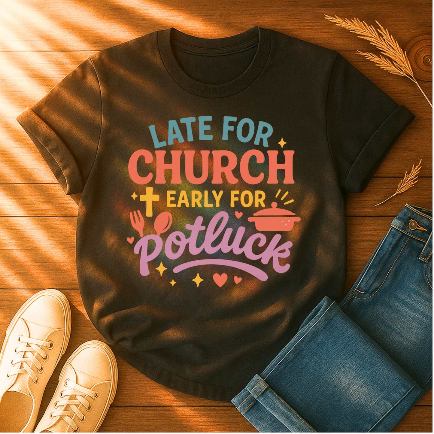 Early For Potluck T-Shirt