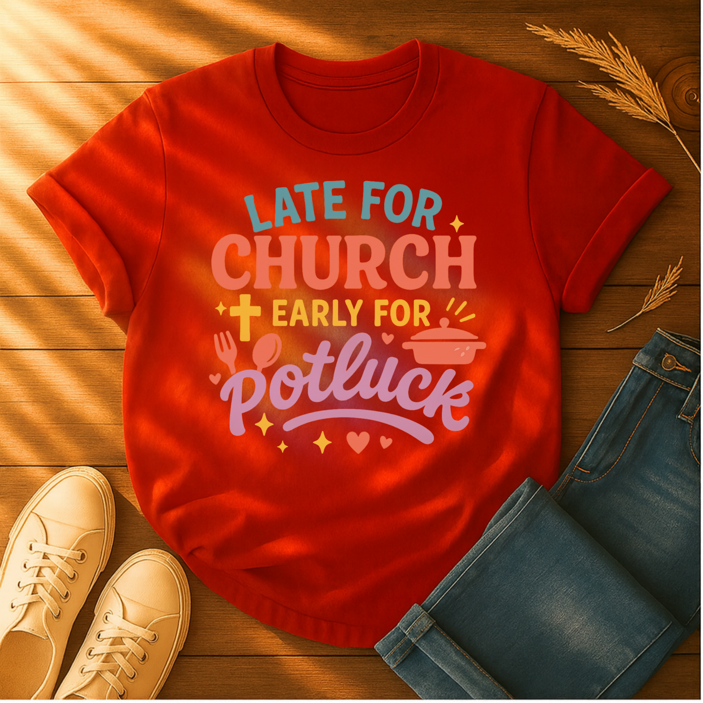 Early For Potluck T-Shirt