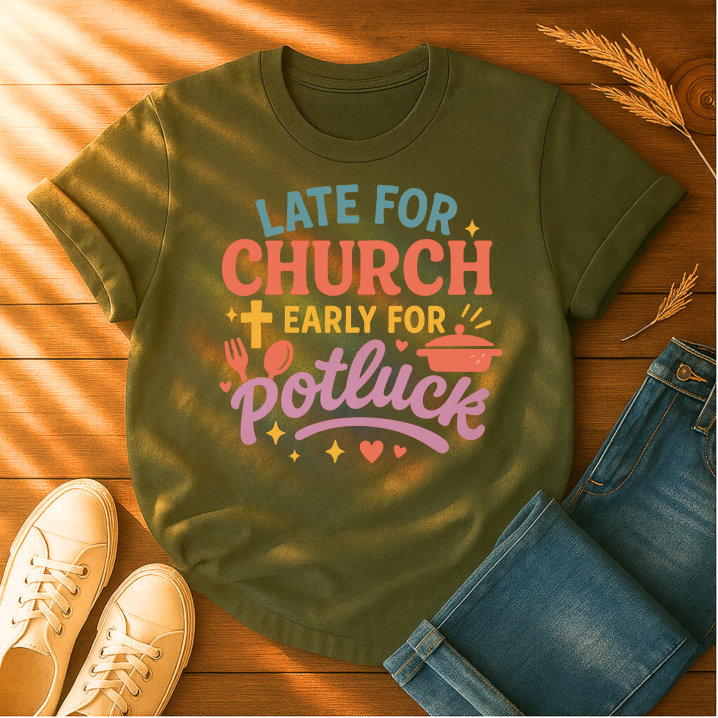 Early For Potluck T-Shirt