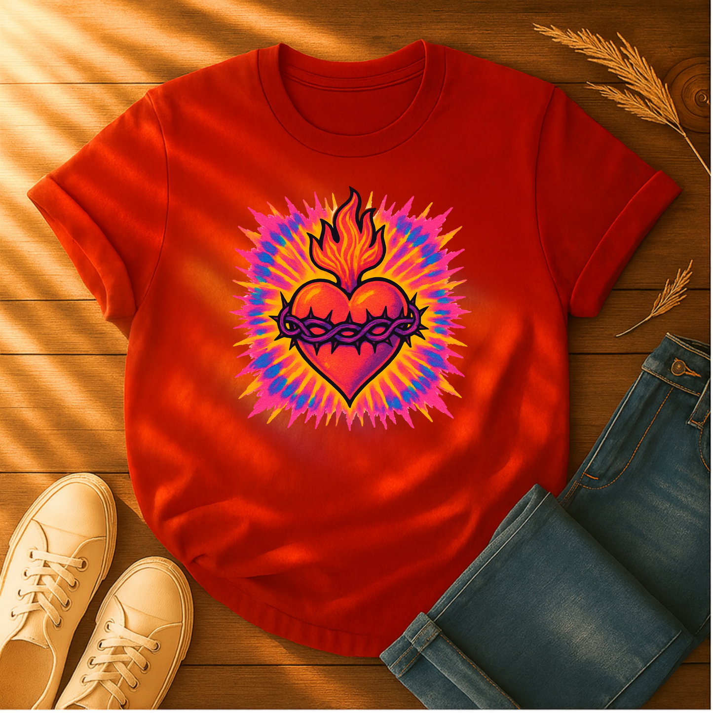 Flaming Heart T-Shirt