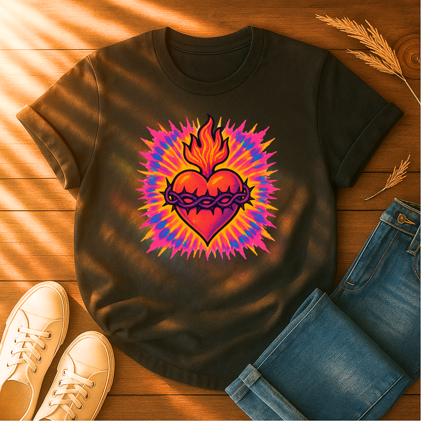 Flaming Heart T-Shirt