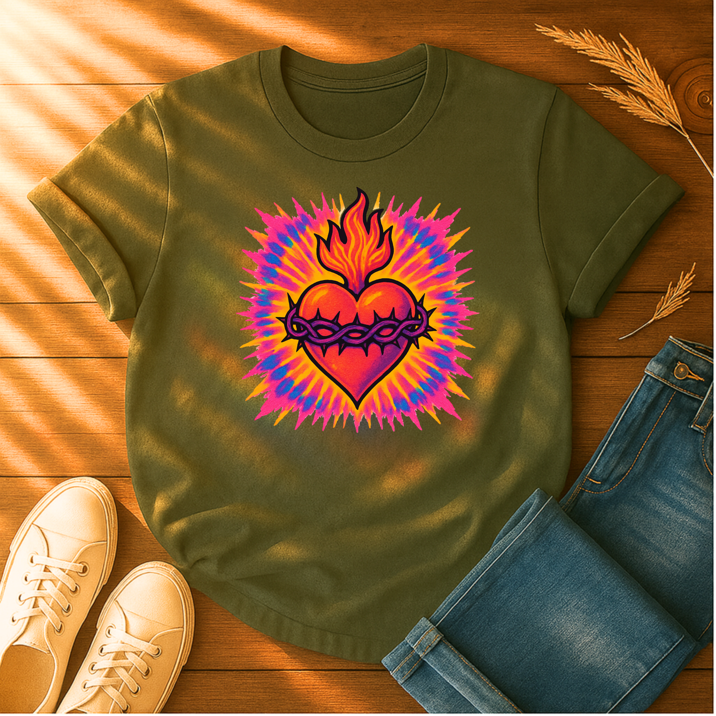 Flaming Heart T-Shirt