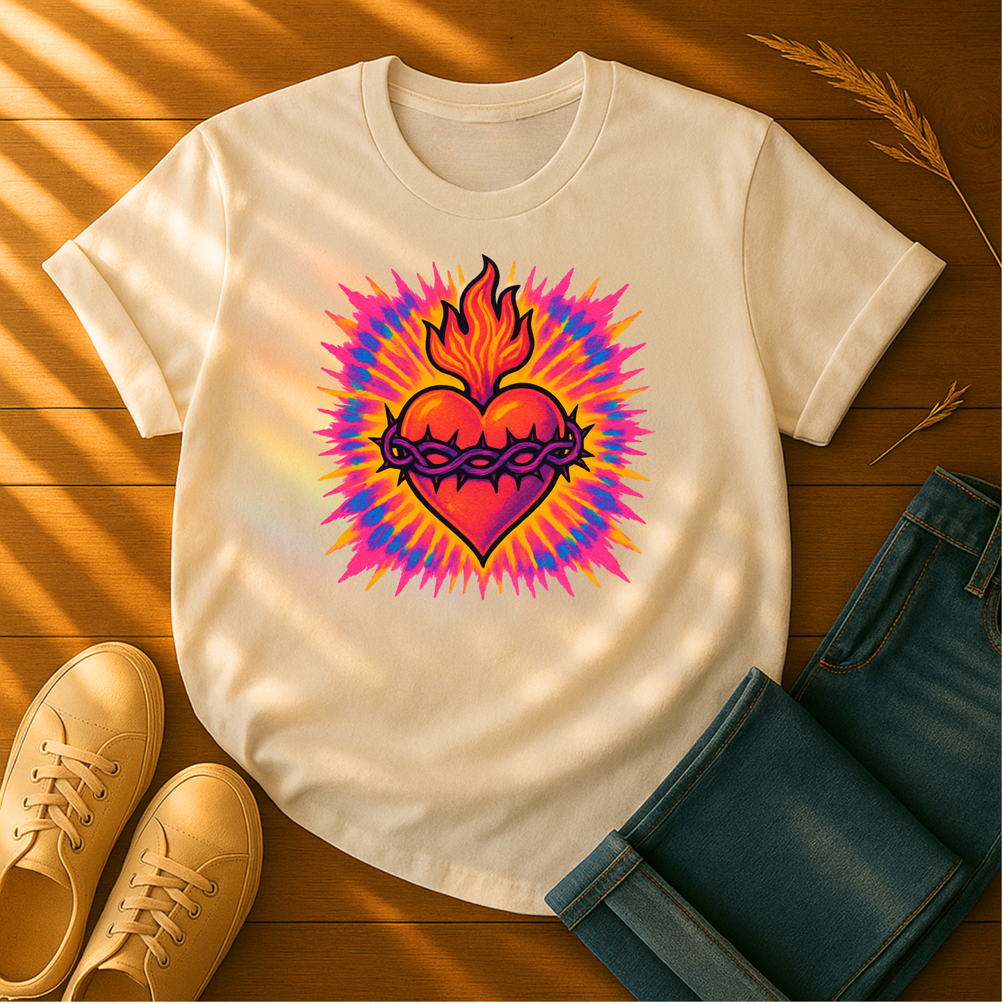 Flaming Heart T-Shirt