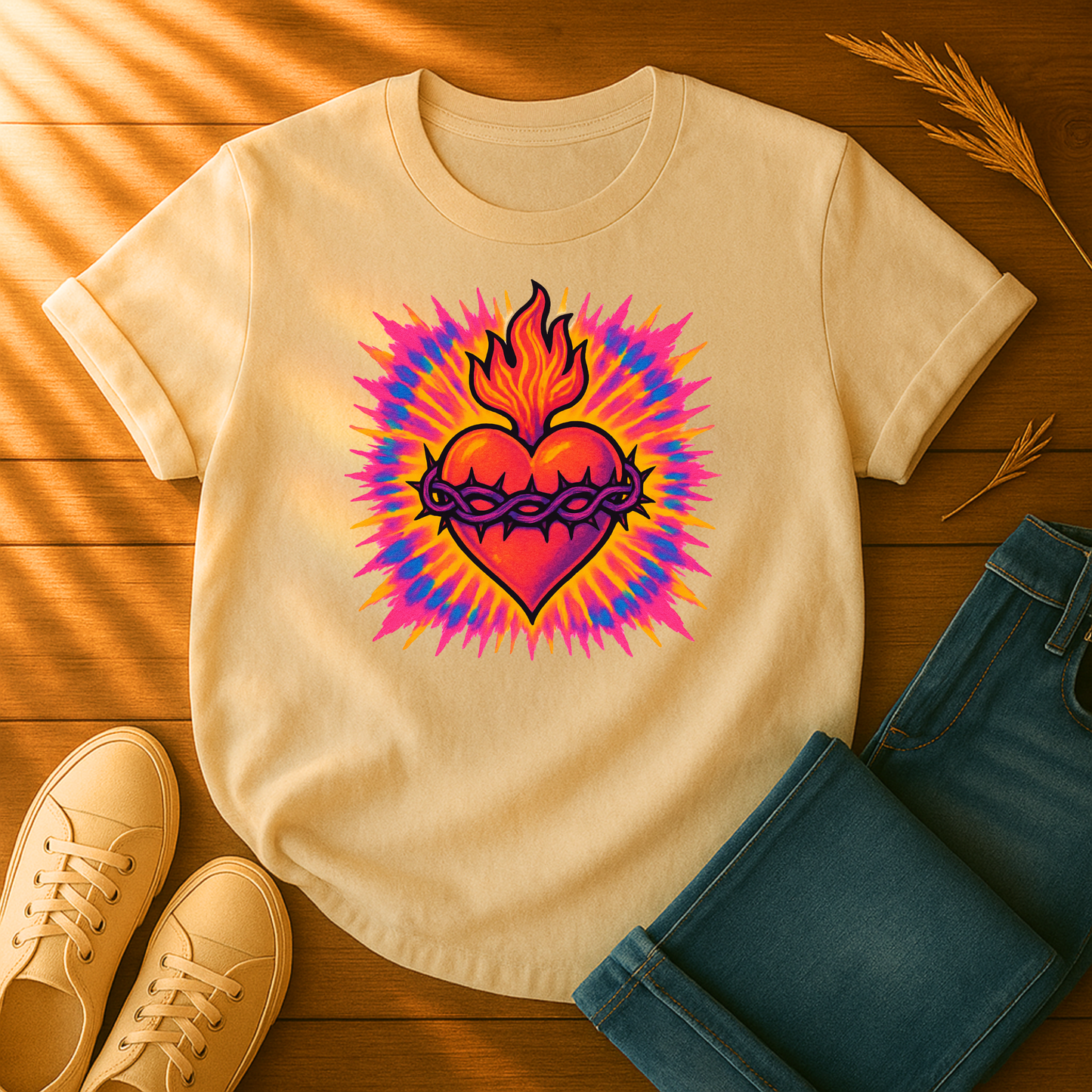 Flaming Heart T-Shirt