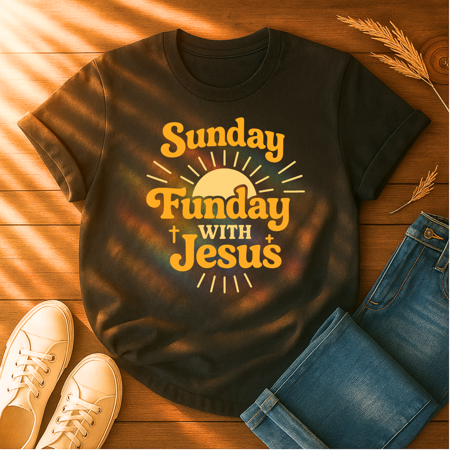 Sunday, Funday with Jesus T-Shirt