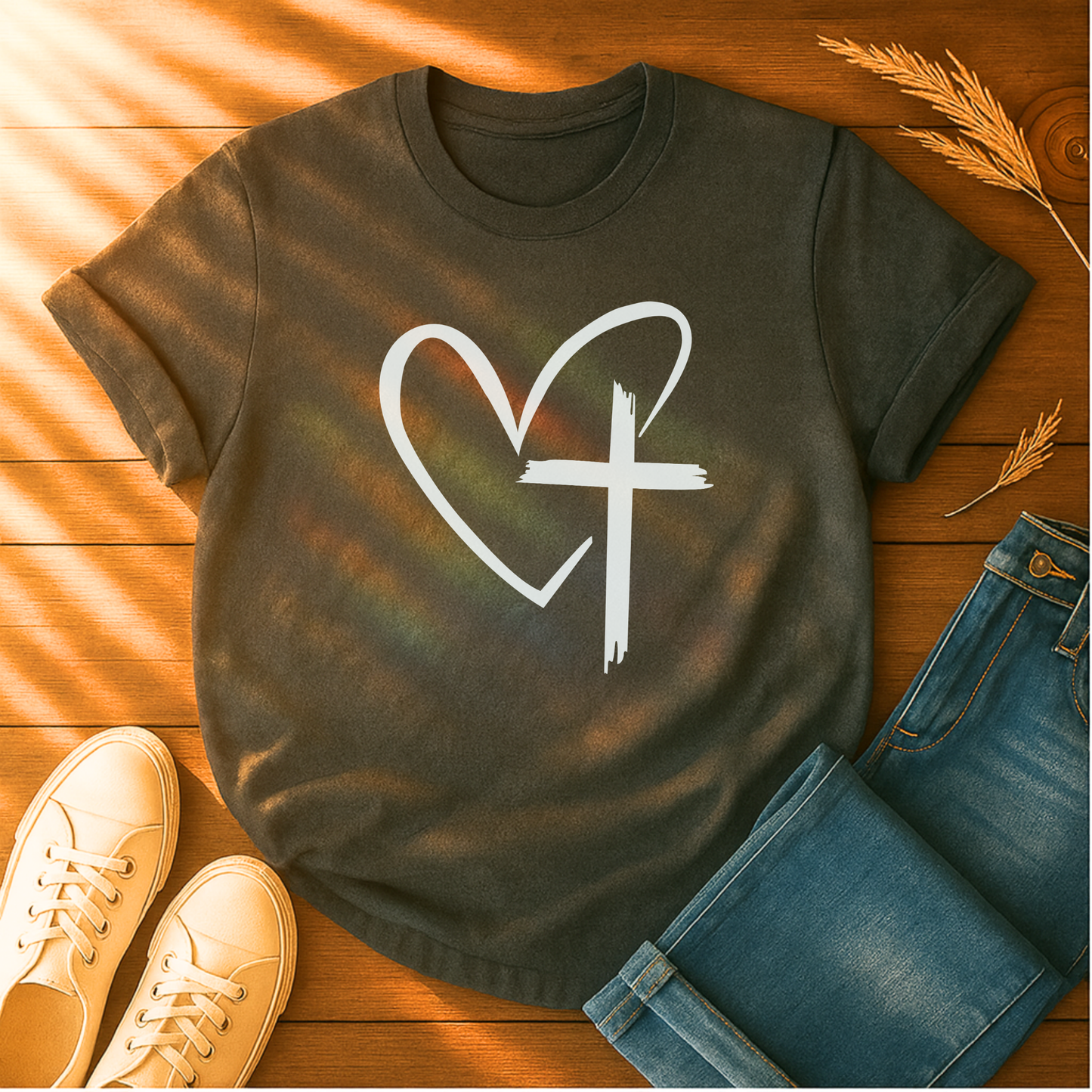 Heart & Cross T-Shirt
