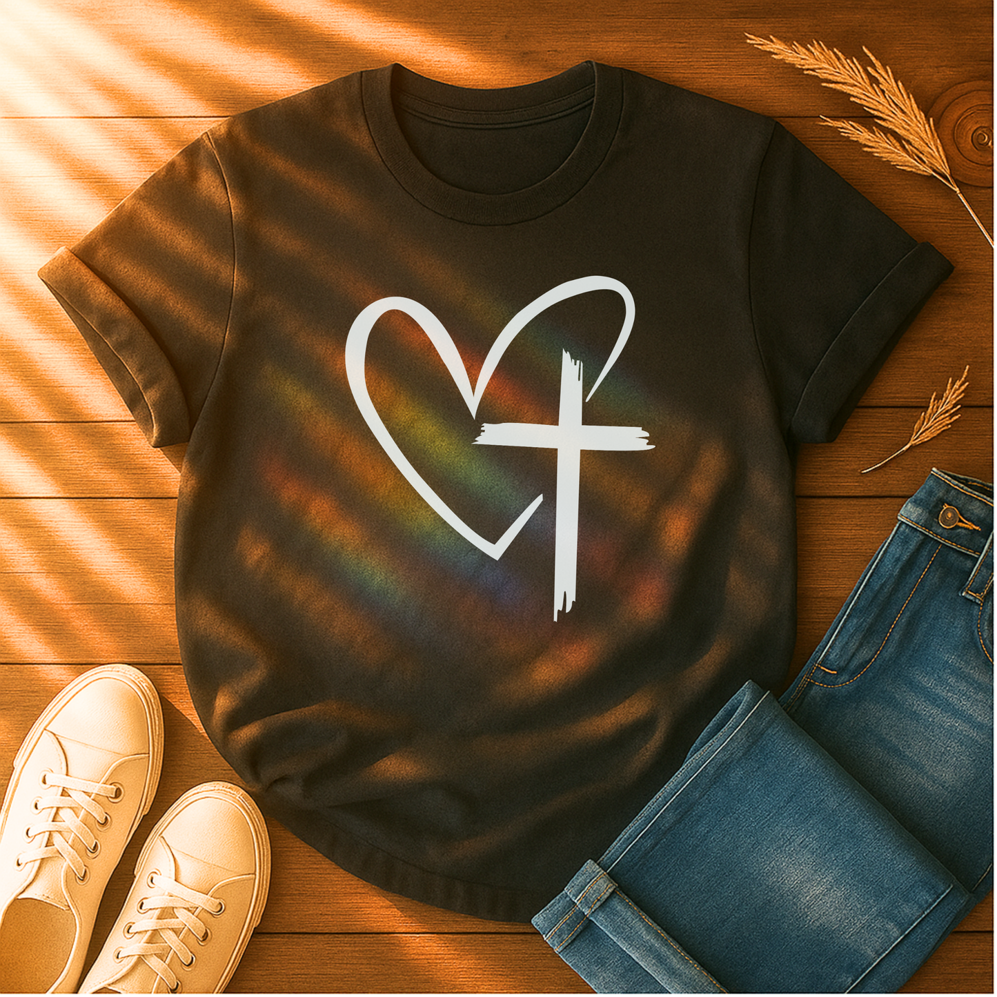 Heart & Cross T-Shirt