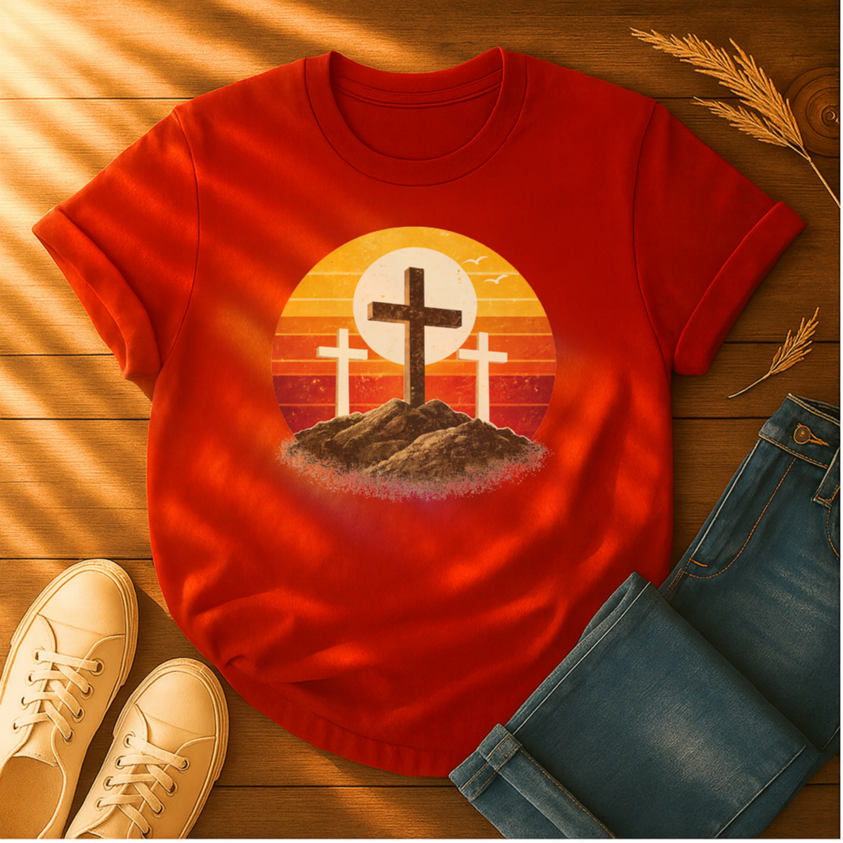 Sunset Riot Shirt Vibrant Sunset T-Shirt – Everlight Co.