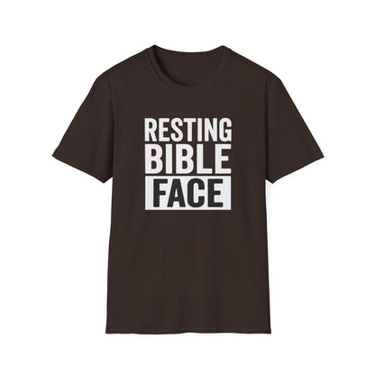 Resting Bible Face T-Shirt