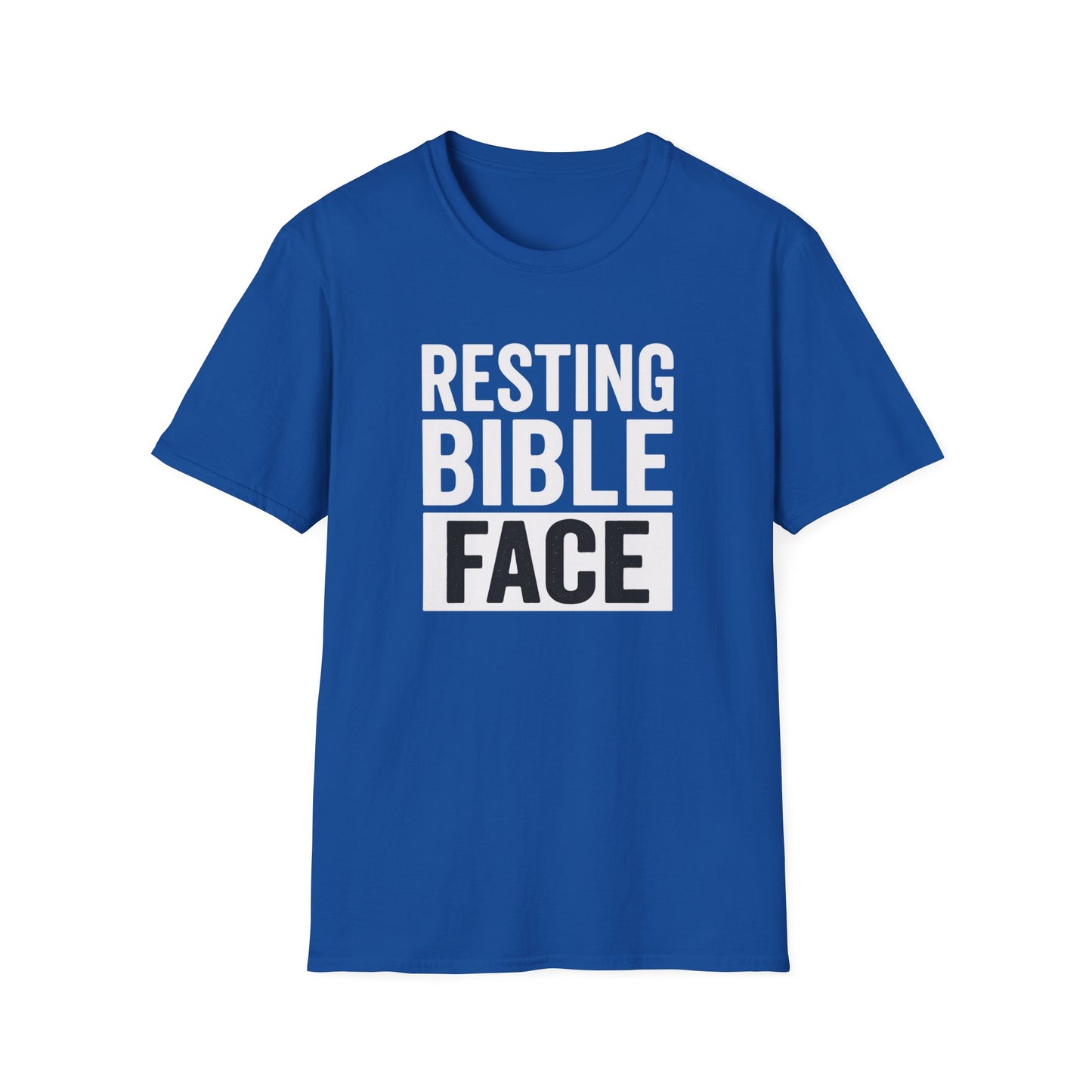Resting Bible Face T-Shirt
