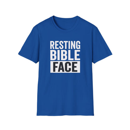 Resting Bible Face T-Shirt