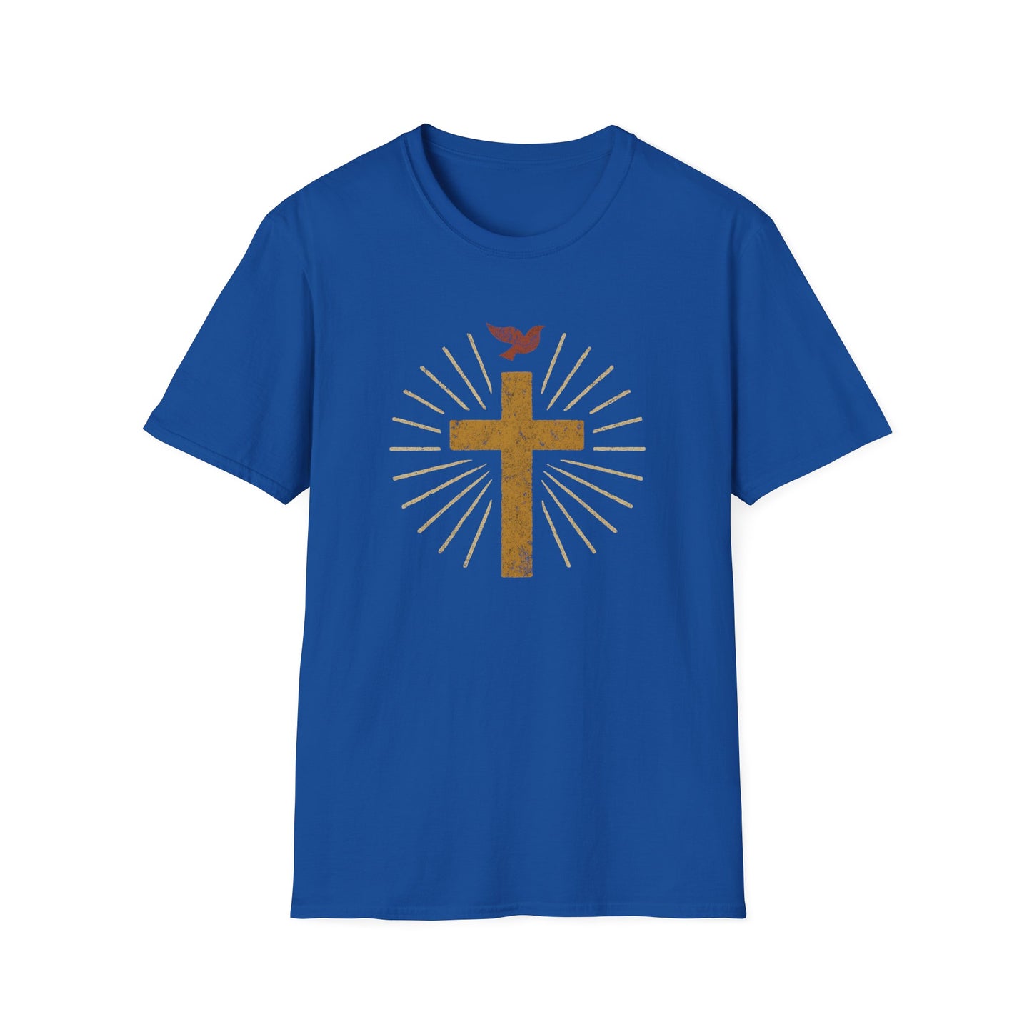 Golden Cross with Dove T-Shirt
