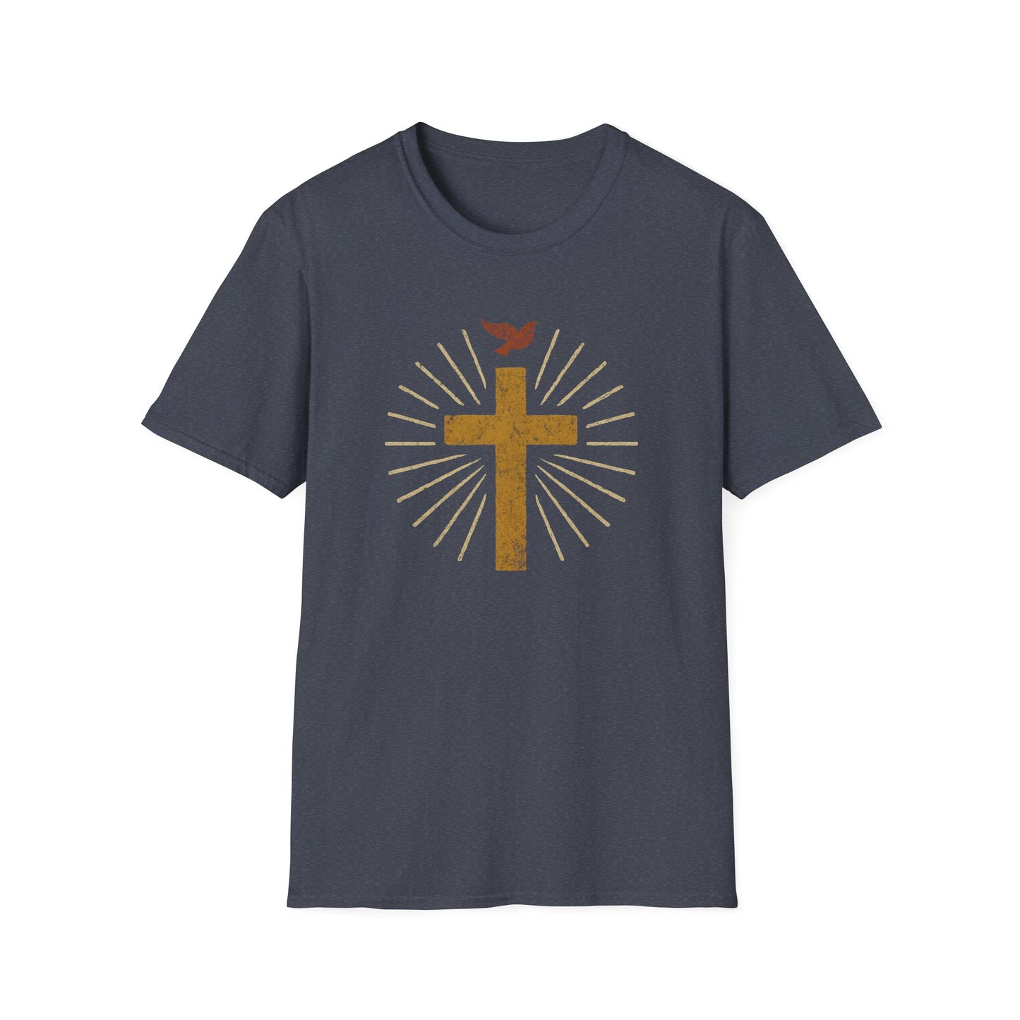 Golden Cross with Dove T-Shirt