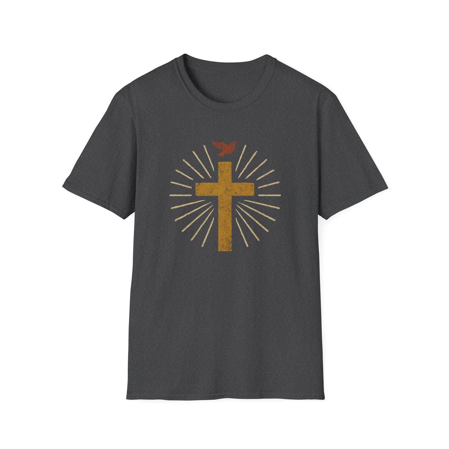 Golden Cross with Dove T-Shirt