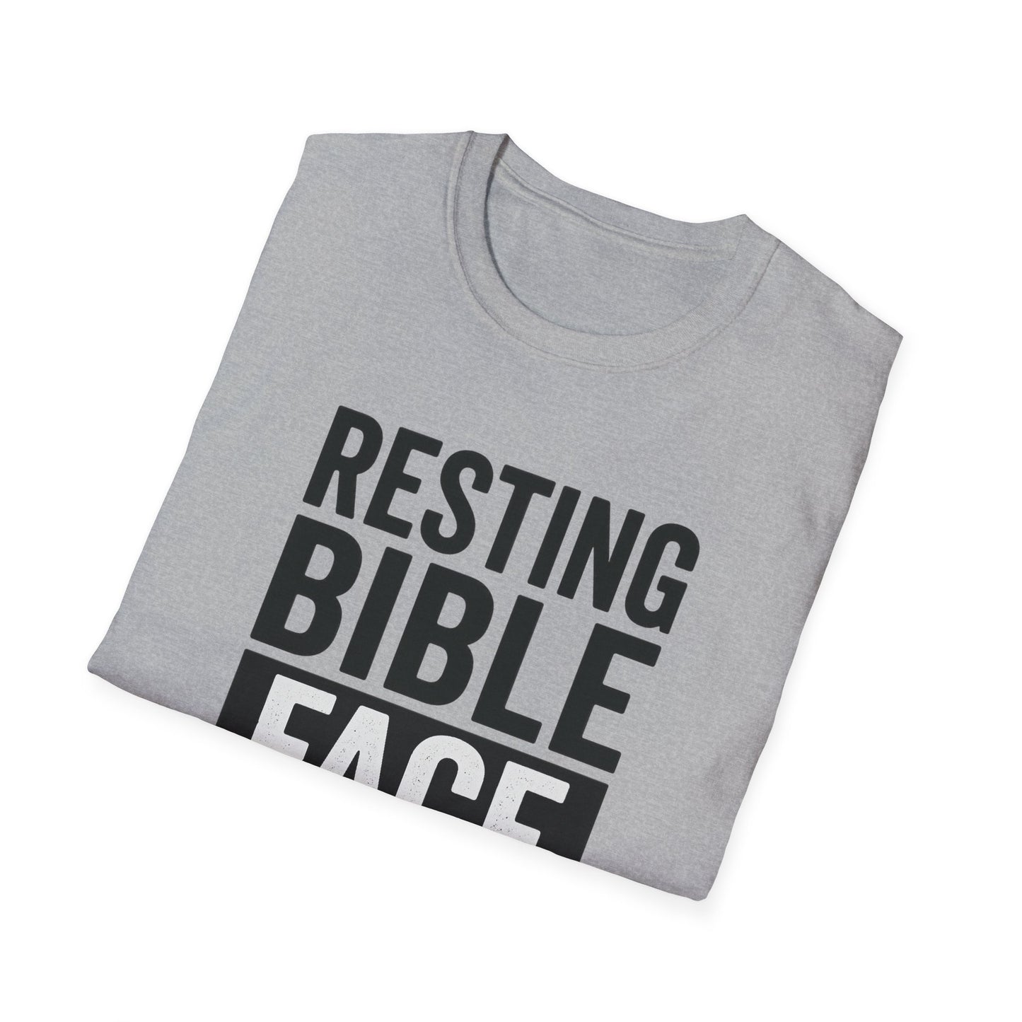 Resting Bible Face T-Shirt