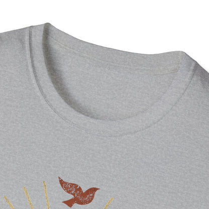 Golden Cross with Dove T-Shirt