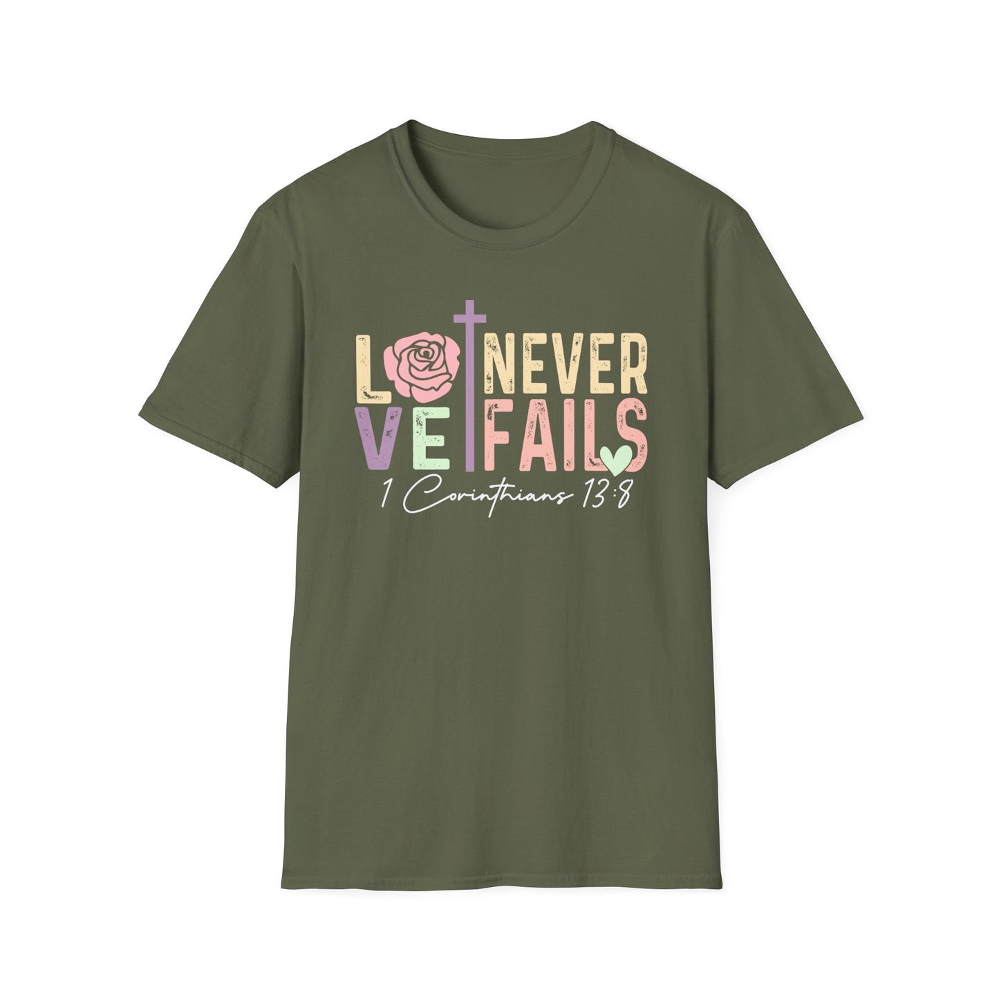 Love Never Fails T-Shirt