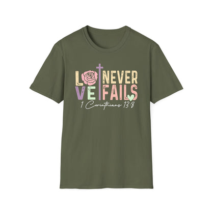 Love Never Fails T-Shirt