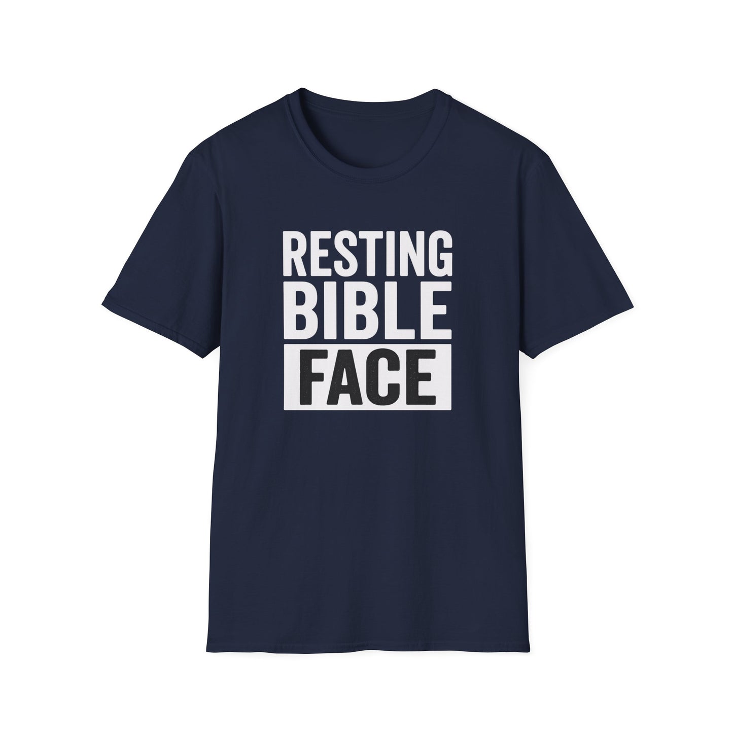 Resting Bible Face T-Shirt
