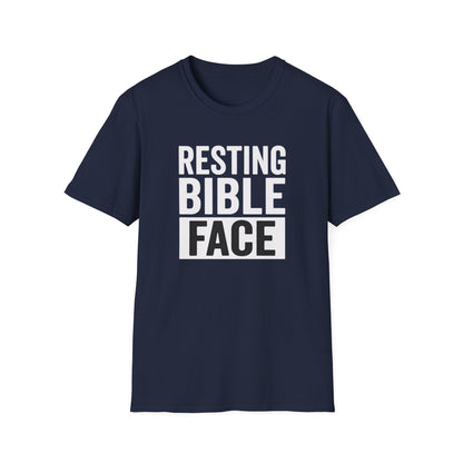 Resting Bible Face T-Shirt