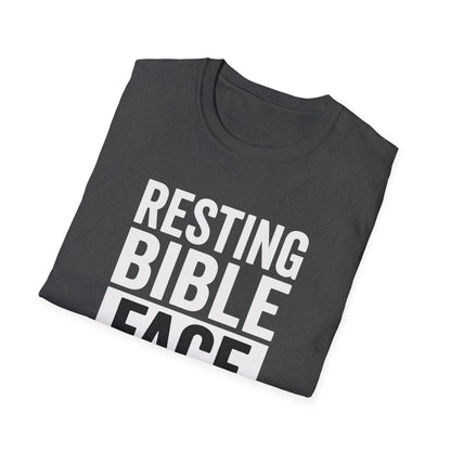 Resting Bible Face T-Shirt
