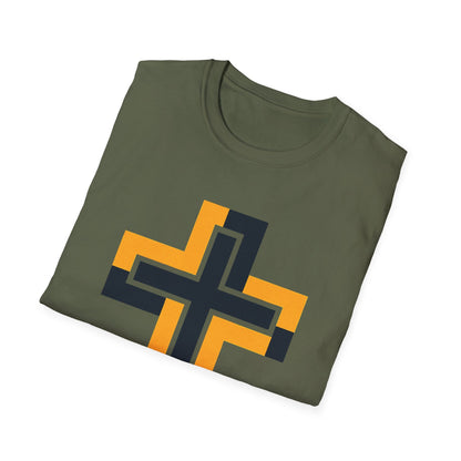 Black & Yellow Cross T-Shirt