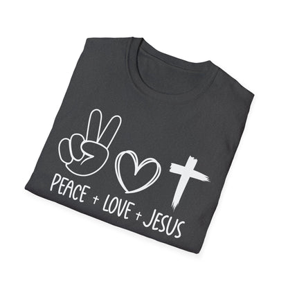 Peace, Love, Jesus T-Shirt