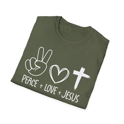 Peace, Love, Jesus T-Shirt
