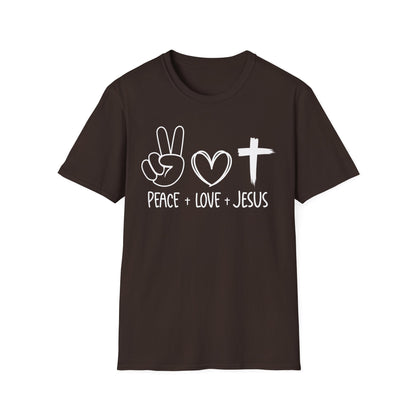 Peace, Love, Jesus T-Shirt