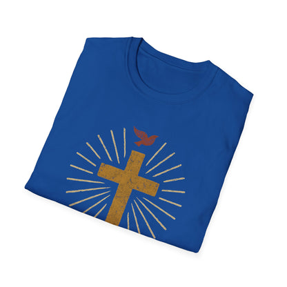Golden Cross with Dove T-Shirt