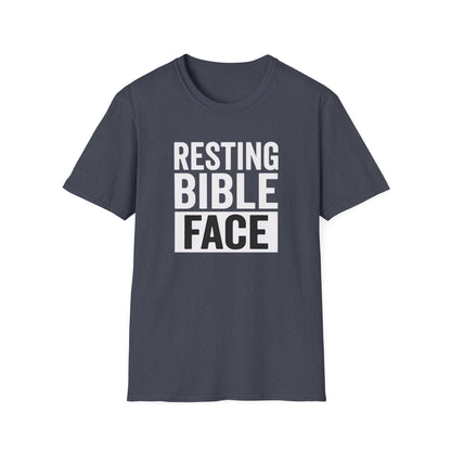 Resting Bible Face T-Shirt